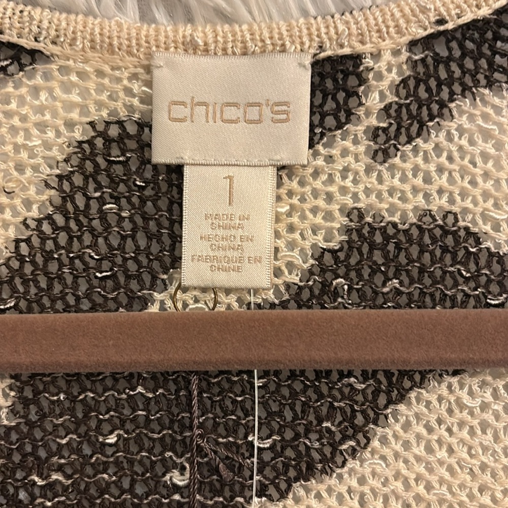 NWT Chicos Knit Sweater Vest Size Medium - Picture 5 of 8